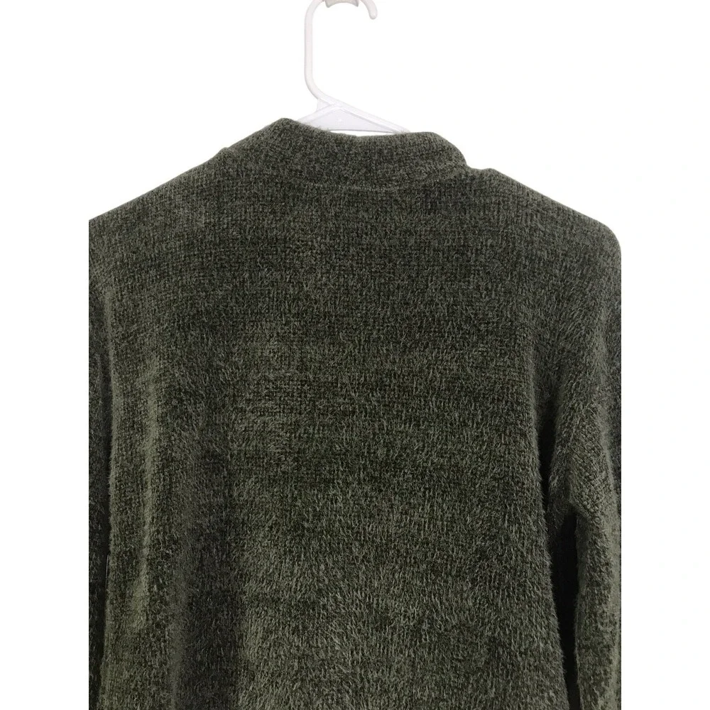 NWT Old Navy Plush Soft Sweater Girl's Sz M‎ 8 Fuzzy Mock Neck Long Sleeve